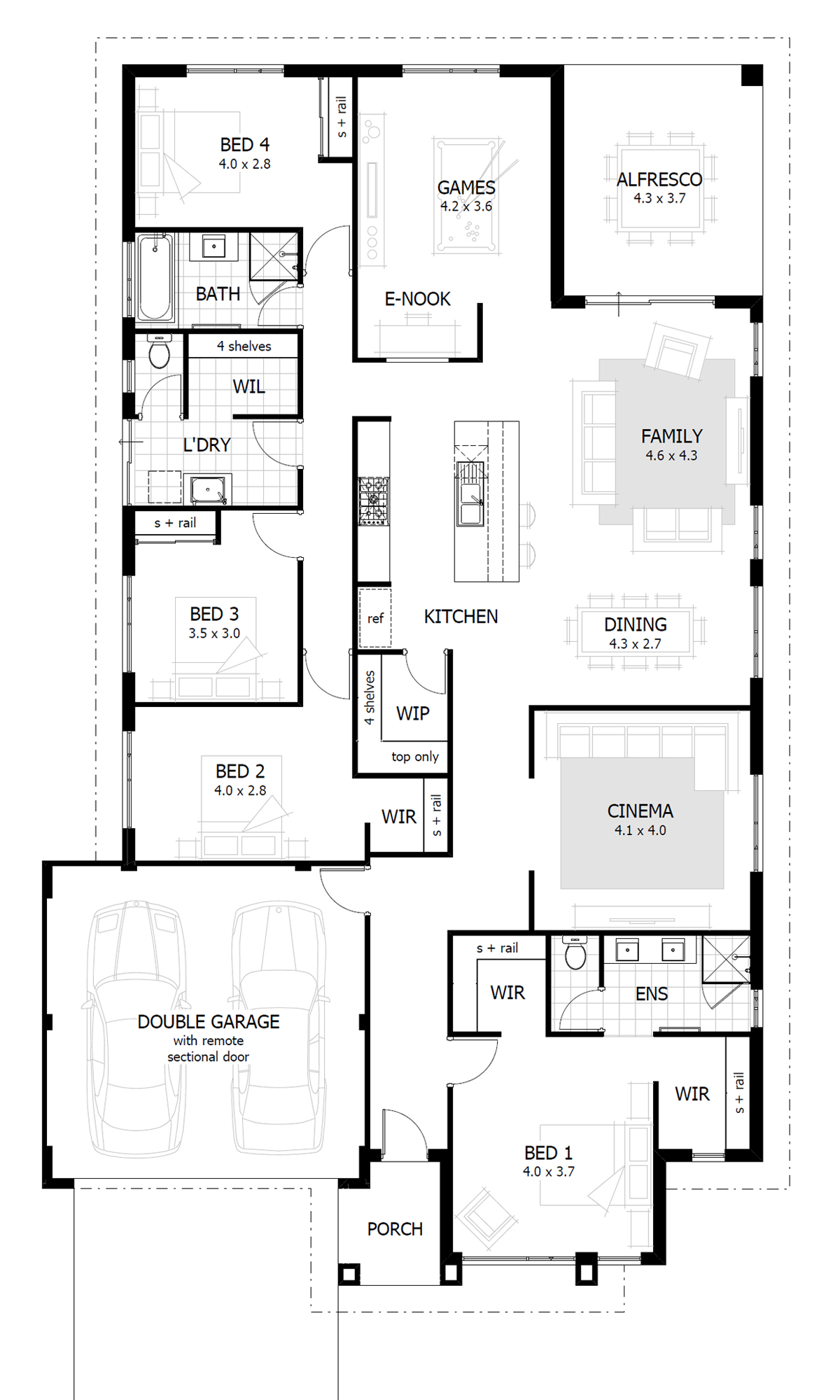 4 bedroom house plans